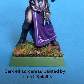 Dark elf sorceress by Lord Kaloth