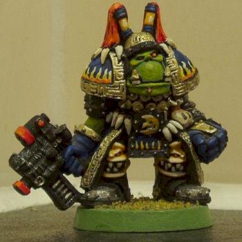 Bad Moon Ork Warboss by gork