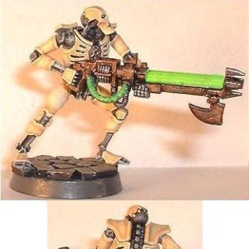 Necron Warrior by kleiner Wolf
