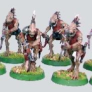 Kroot Carnivores Squad by Lynxeyed