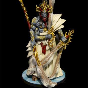 The Oni of Plagues from Rising Sun boardgame by Zik