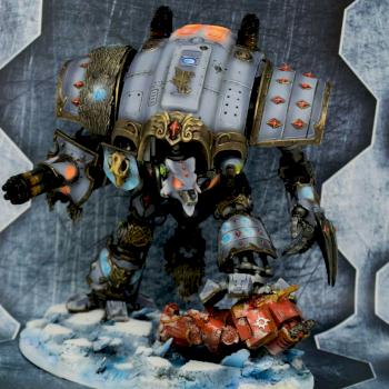 Space Wolves Imperial Knight by Piriney