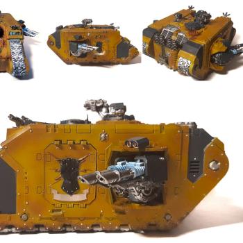 Imperial fists land raider by Bouboufreak
