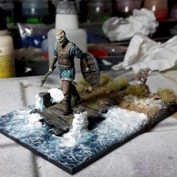 Ragnar on pier - Scale 75 by BumbleFooted