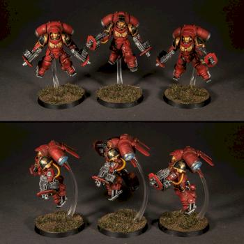 Warhammer 40k Blood Angels Primaris Inceptors by Green_Brush