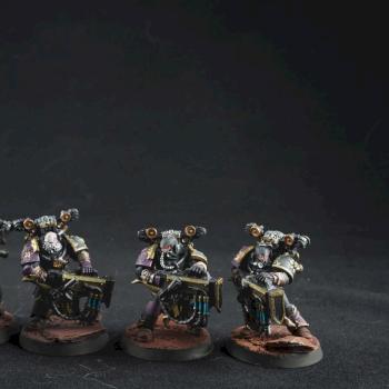 Black Legion Noise Marines by Joel M