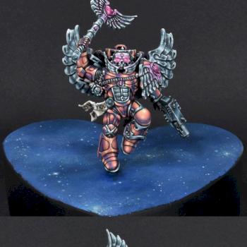 Sailor Moon 40k Blood Angels Chaplain With Jumpack by rzaba