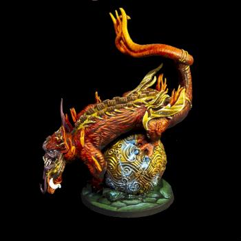 The Fire Dragon from Rising Sun boardgame by Zik