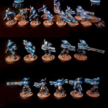 Tau Empire Pathfinders Kill Team by vermin`