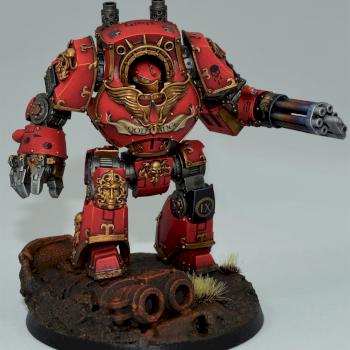Blood Angels Contemptor Dreadnought by JMRoz