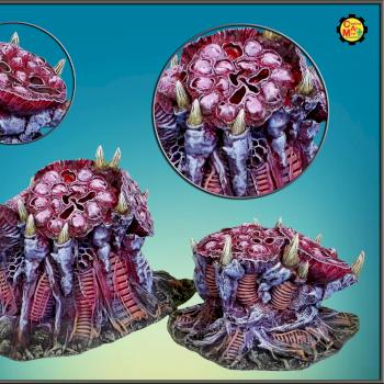 HIVE TYRANIDS TERRAINS SC-FI SET OF 2 by CreativeArtMine