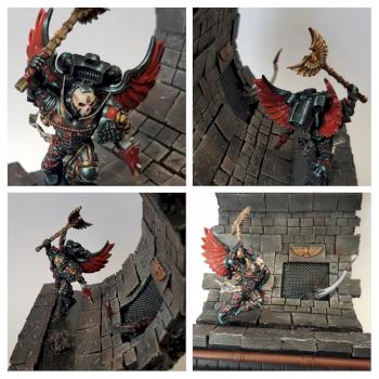 Chaplain with jump pack (Blood Angels) by Nashokadow