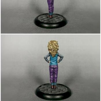 Harry Potter miniature adventure game - Luna Lovegood (lion hat) by patttttry85