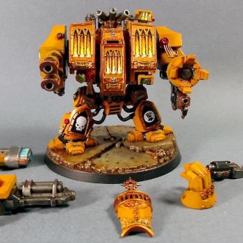Venerable Dreadnought of the Imperial Fists by Melorsius