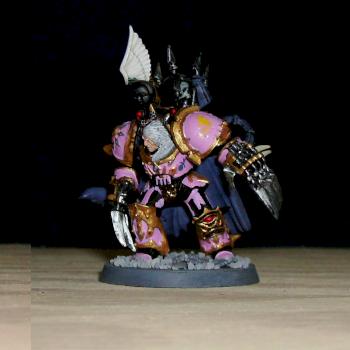 Emperor's Children Chaos Lord in Terminator Armour by CommissarHartman