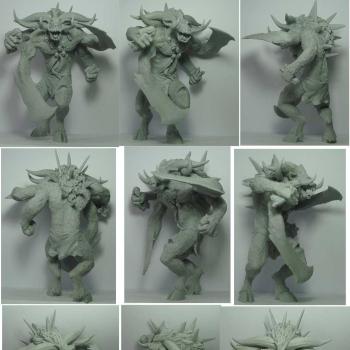 MPG Sculpted Beast Ghorgon by miss painting
