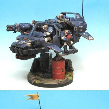 Ultramarines Landspeeder Storm by winterdyne