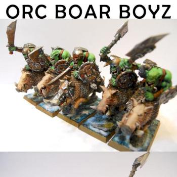 Orc Boar Boyz by hazelanne