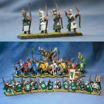 Bretonnian Battalion by Leavesden