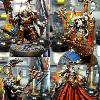 Chaos Iron Warrior Terminator Aspiring Champion by Warsmith Vladvar