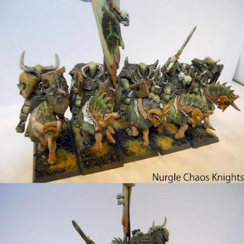 Nurgle Chaos Knights by hazelanne