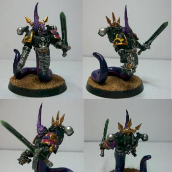 lord chaos space marine,sorcerer slaanesh warhammer 40k by joanel