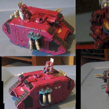 Chaos land raider by LordAnubis