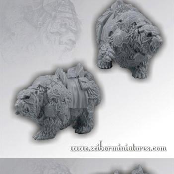 War Bear Scibor Monstrous Miniatures by Scibor