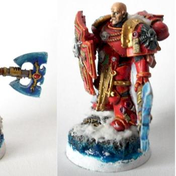 Blood Angel Captain by Grefo