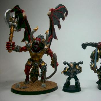 Bloodthirster Chaos Daemons, Chaos Space Marines, Khorne, Warhammer 40,000 by joanel