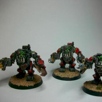 Ork In Mega Armour, Ork Mega Nob, Ork Mega-armour, Orks, Terminator Armor, Warhammer 40,000 by joanel