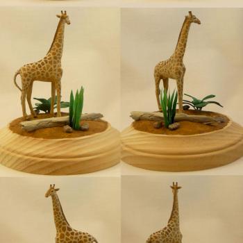 Giraffe on the Svannah by Citrine