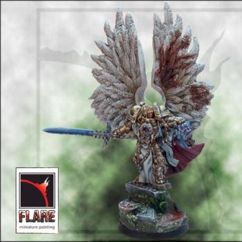 'Archangel' - Painted as Blood Angels Primarch Sanguinius by darrenlysenko