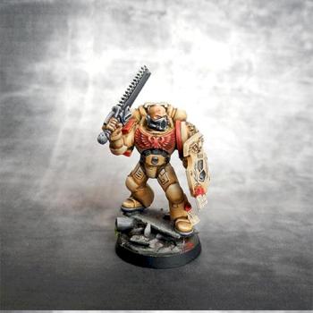 Warhammer 40K - Space marine commander - Imperial Fists by patttttry85