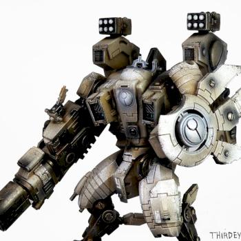 Tau Empire Riptide Battlesuit by ThirdEyeNuke