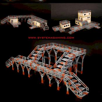 SYSTEMA GAMING SCENERY - BASE-0 - MDF laser cut terrain by SystemaGamingScenery