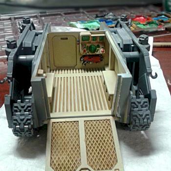 WIP. Rhino interior by Old-Red-Goblin