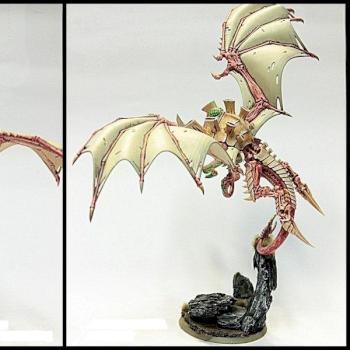 [GW] Tyranid winged hive tyrant by Mackowatosc