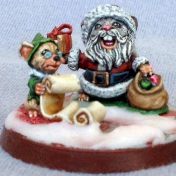 Santa Mousling and Helper by Sigmund