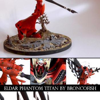 Saim Hann Eldar Phantom Titan by Broncofish