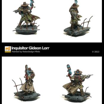 Witch Hunter/Inquisitor Gideon Lorr by Relaxdesign minis