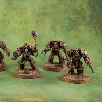 Forgeworld Nurgle Chaos Space Marine Terminators by spireland