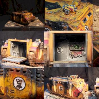 imperial fists tank(with base by gamingdaemon