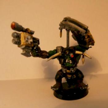 Ork Nob Leader by Silenthillbillie