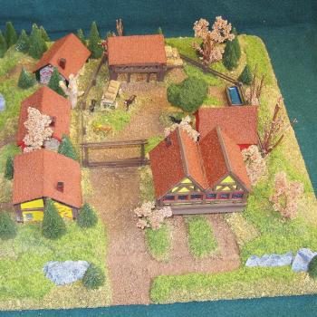 Country Inn...(10mm)...diorama/game play piece #1 by Cat Dancer