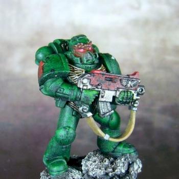 Dark Angel Space Marine by Skutie