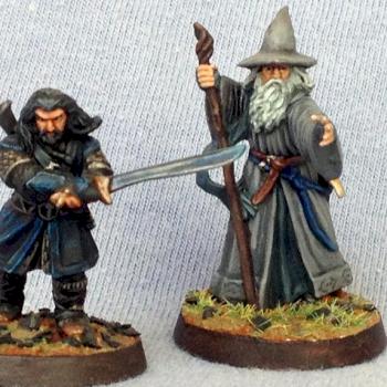 Thorin Oakenshield and Gandalf by Sigmund