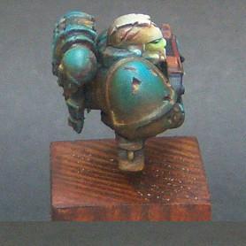 Space Marine Bust by kenan