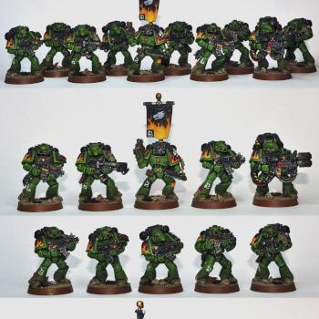 Salamanders 2nd Company tactical squad by Vourne
