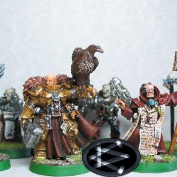 Inquisitor  Lord Coteaz and Retinue Demonhunters by DiaConUparty